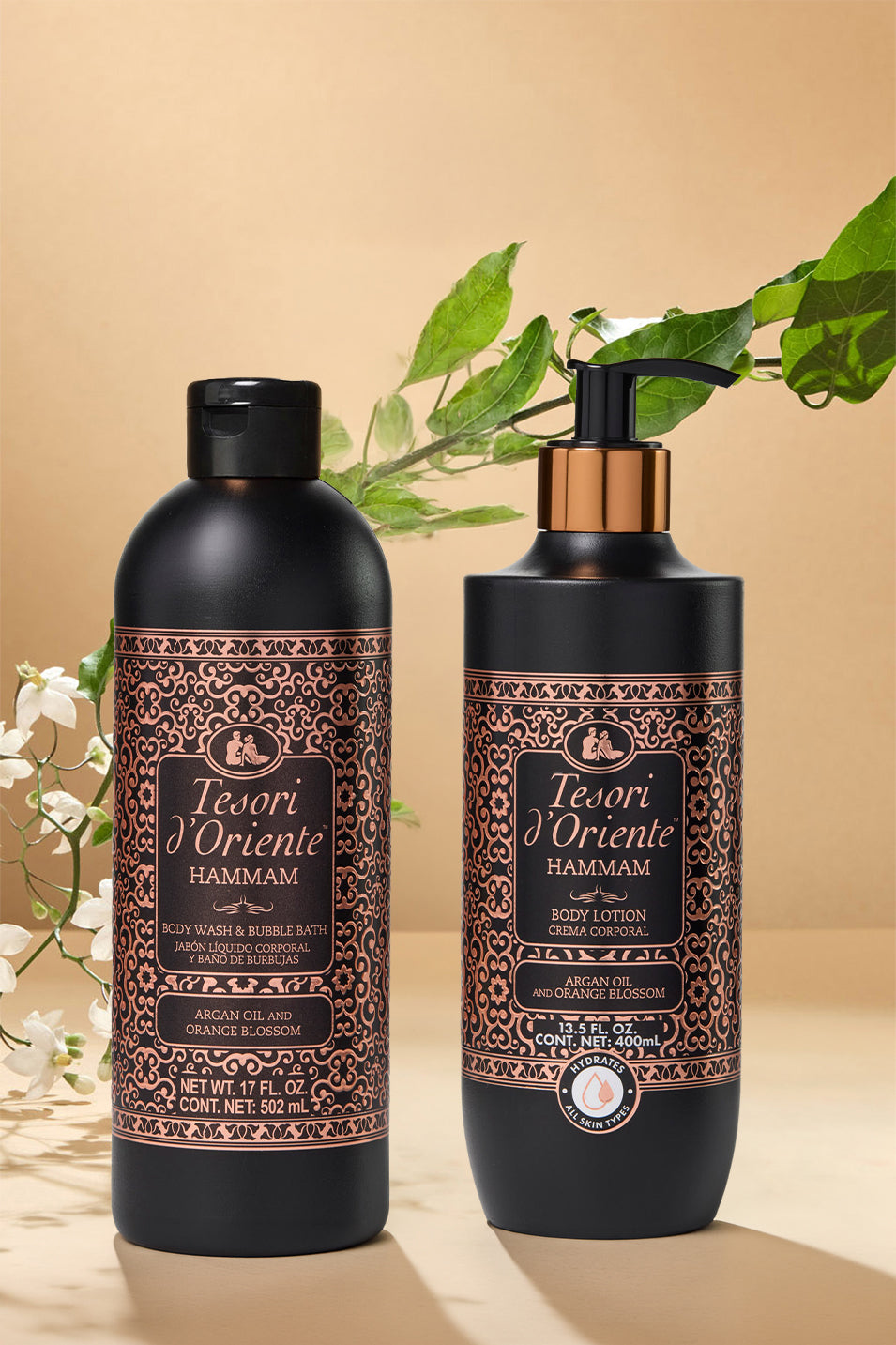 Hammam 2-in-1 Body Wash & Bubble Bath and Body Lotion