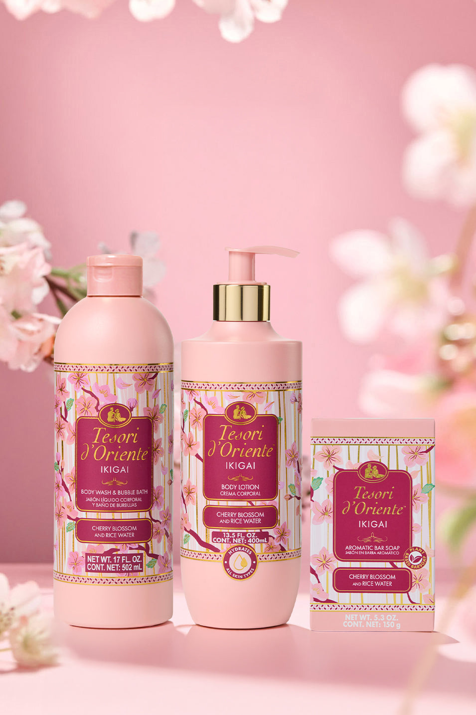 Ikigai 2-in-1 Body Wash & Bubble Bath, Lotion and Bar Soap