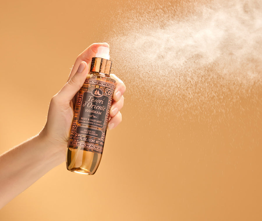 Hammam Body & Hair Mist 6.7 Fl Oz & Body Lotion 13.5 Fl Oz